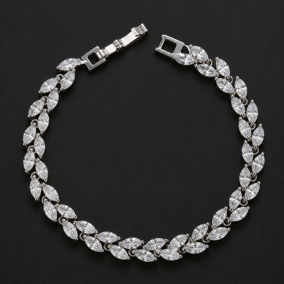 Wheat Leaf Charm Bracelet