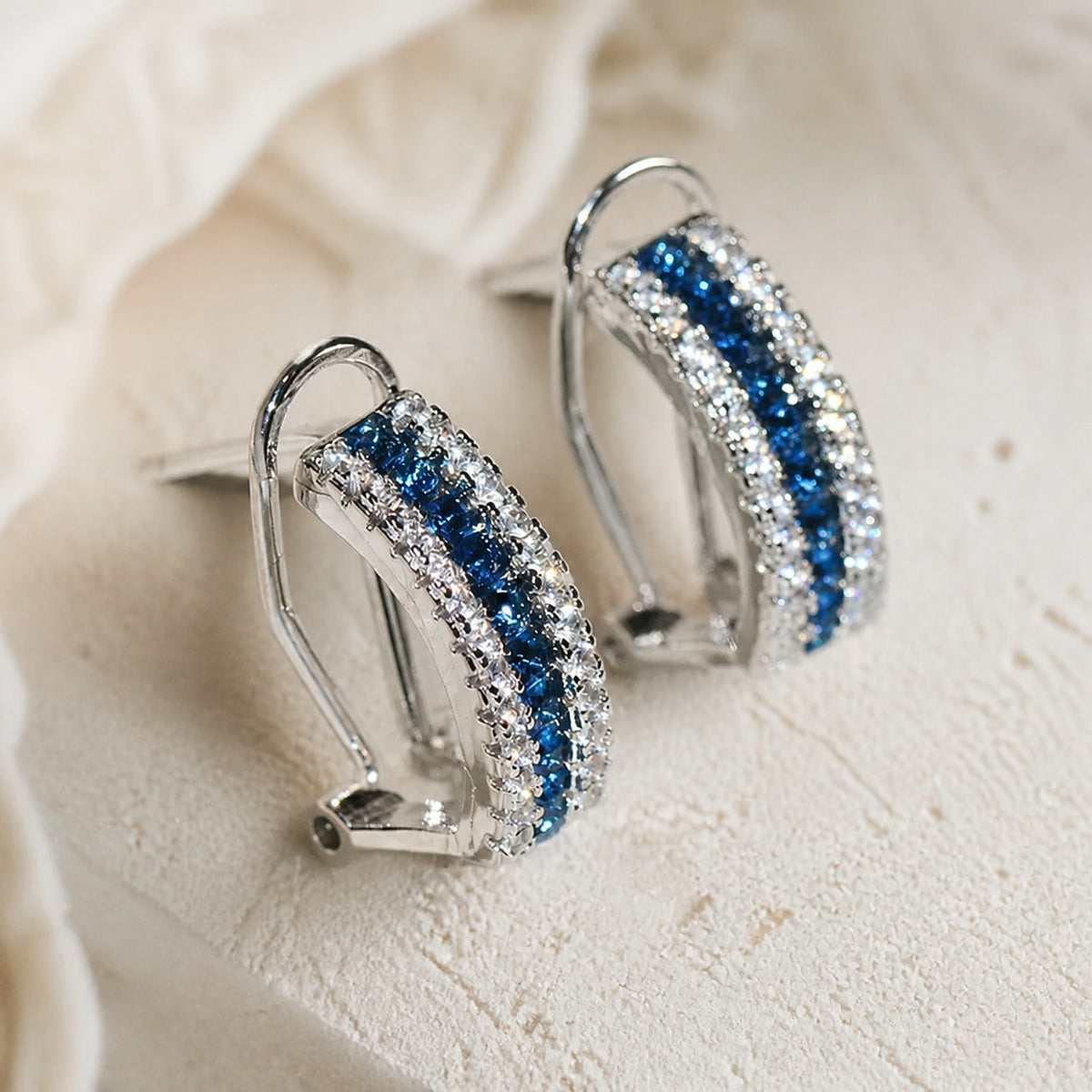 Exquisite Sapphire Earrings