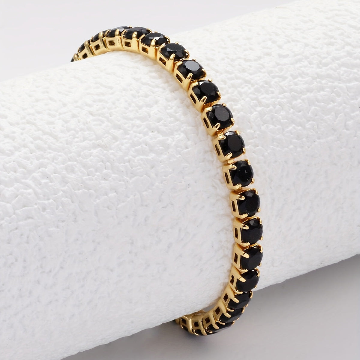 Square Cut Tennis Bracelet